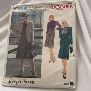 Vintage Vogue Pattern By JOSEPH PICONE